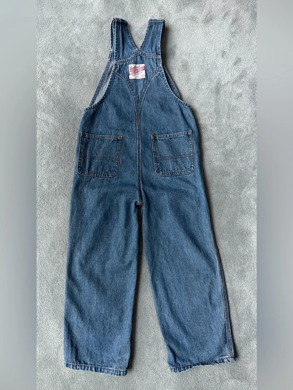 Carhartt Kids Y2K Blue Denim Overalls - 2010